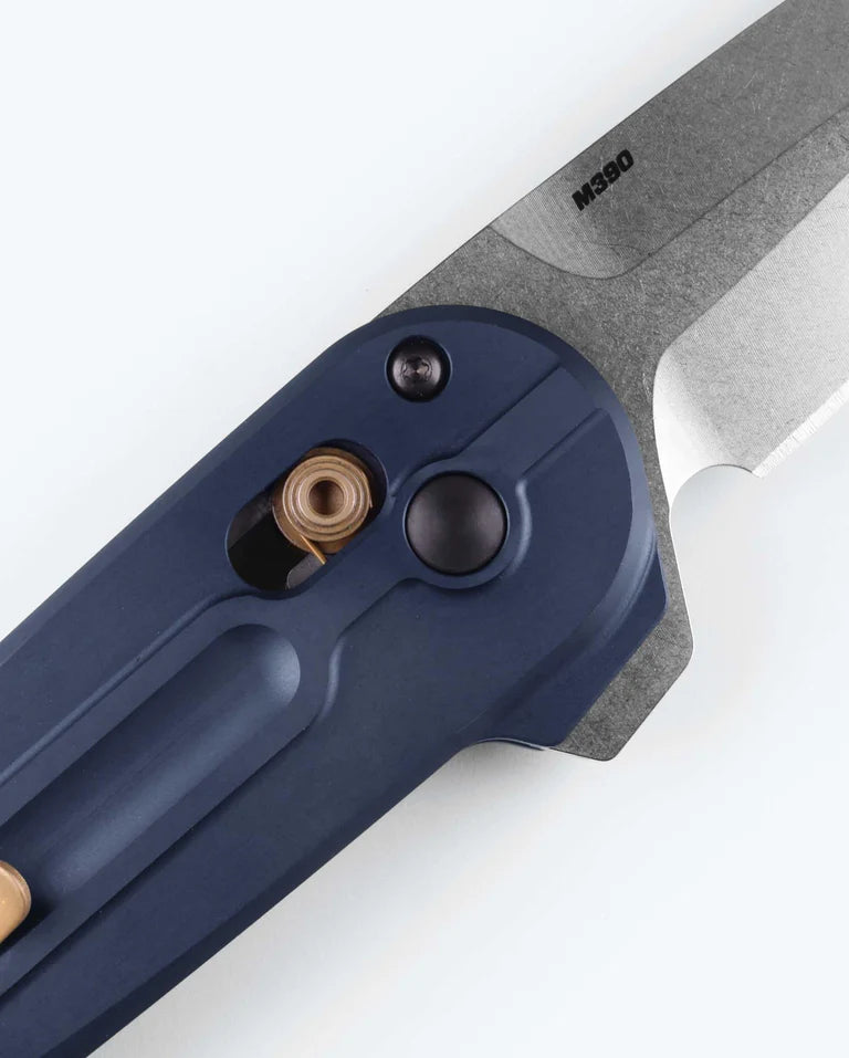 Load image into Gallery viewer, Benchmade Lowden™ AXIS® Lock Crater Blue Aluminum (491) - COMING SOON!!
