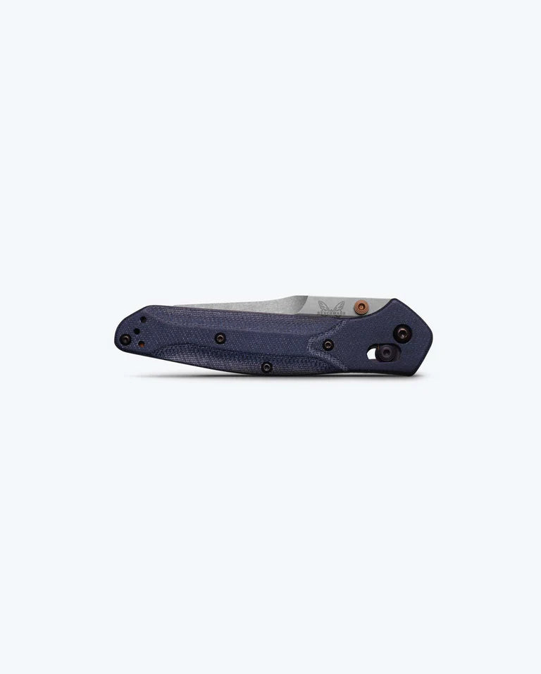 Load image into Gallery viewer, Benchmade Osborne AXIS® Lock Reverse Tanto Blue Denim Micarta (940-04)
