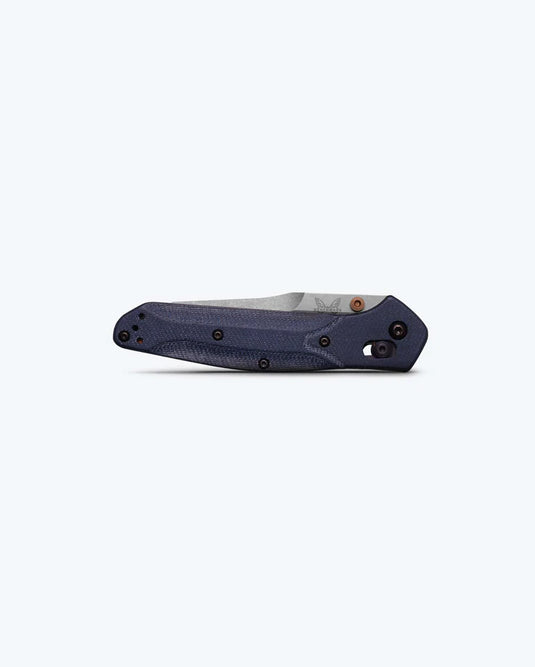 Benchmade Osborne AXIS® Lock Reverse Tanto Blue Denim Micarta (940-04)