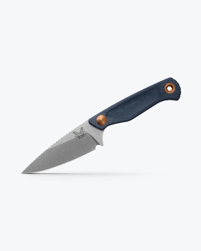 Load image into Gallery viewer, Benchmade Dacian™ Fixed Blade Blue Denim Micarta, Magnacut  (203-04)
