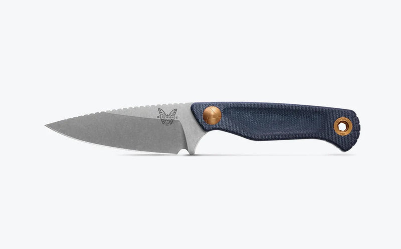 Load image into Gallery viewer, Benchmade Dacian™ Fixed Blade Blue Denim Micarta, Magnacut  (203-04)
