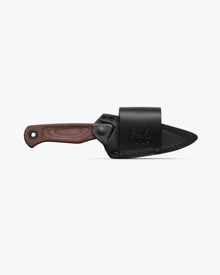 Cargue la imagen en el visor de la galería, Benchmade Dacian™ Fixed Blade Brown Canvas Micarta, MagnaCut (203BT-03)
