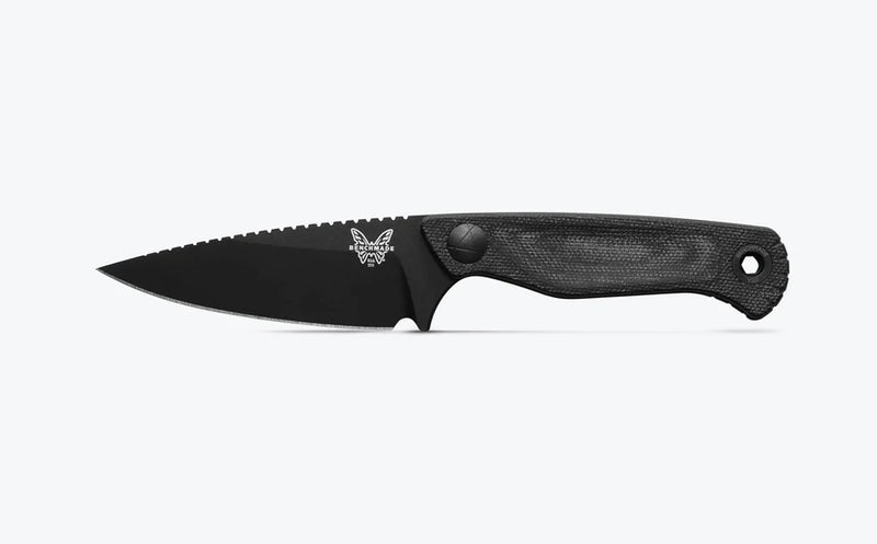 Cargue la imagen en el visor de la galería, Benchmade Dacian™ Fixed Blade Black Canvas Micarta, MagnaCut (203BK-02)
