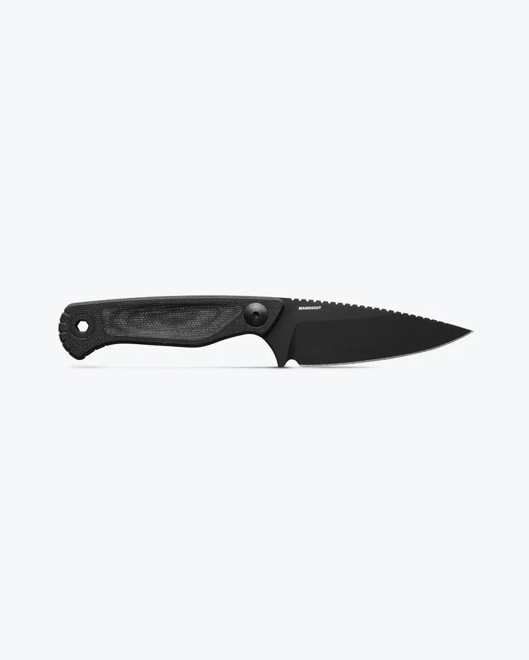 Cargue la imagen en el visor de la galería, Benchmade Dacian™ Fixed Blade Black Canvas Micarta, MagnaCut (203BK-02)
