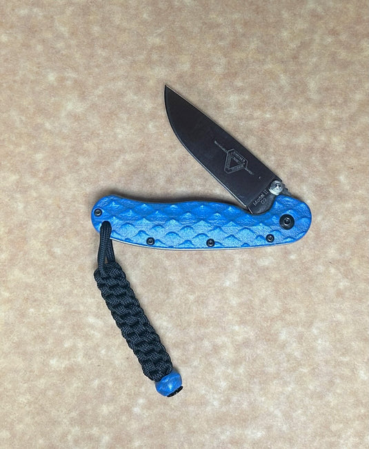 Ontario RAT® II Linerlock D2, Custom Scales & Lanyard