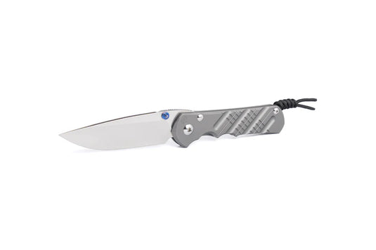 Chris Reeve Large Inkosi Cross Hatch Glass Blasted, Drop Point (LIN-1152-064) - ON ORDER!!