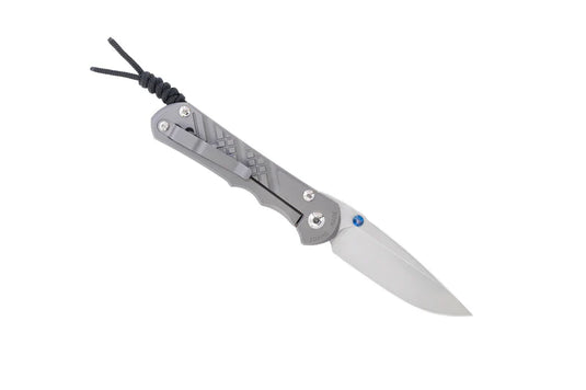 Chris Reeve Large Inkosi Cross Hatch Glass Blasted, Drop Point (LIN-1152-064) - ON ORDER!!