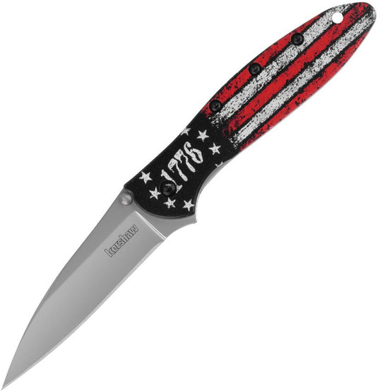 Kershaw® Leek 1776 Flag, Assisted (1660ROSS)