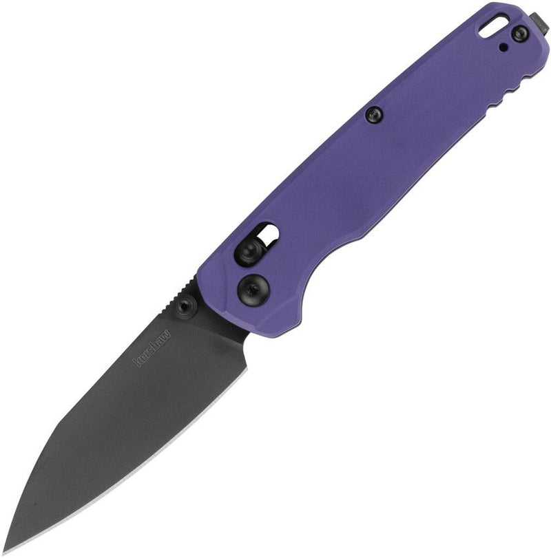 Cargue la imagen en el visor de la galería, Kershaw® Bel Air Purple, Reverse Tanto Black Coated MagnaCut (6105PUR)
