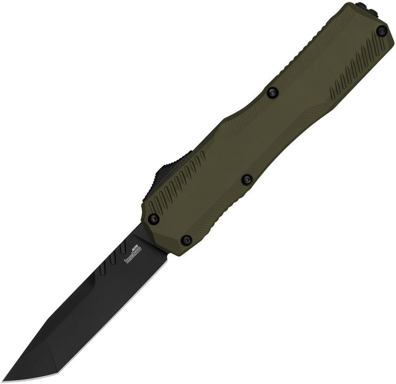 Load image into Gallery viewer, Kershaw® Livewire Auto Tanto, OD Green, MagnaCut (9000TOLBLK)

