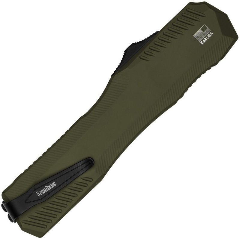 Load image into Gallery viewer, Kershaw® Livewire Auto Tanto, OD Green, MagnaCut (9000TOLBLK)

