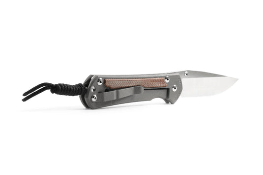 Chris Reeve Large Sebenza 31 Inlay Natural Canvas Micarta, Magnacut Drop Point (L31-1660)