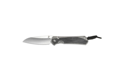 Chris Reeve Large Sebenza 31 Inlay Black Canvas Micarta Glass Blasted, Magnacut Insingo (L31-1224)