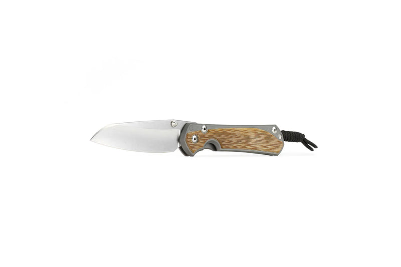 Cargue la imagen en el visor de la galería, Chris Reeve Small Sebenza 31 Inlay Natural Canvas Micarta, Magnacut Insingo (S31-1226)
