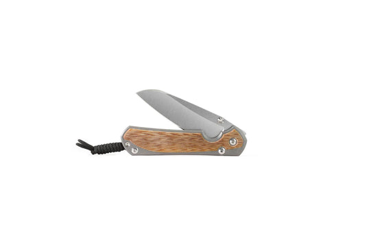 Chris Reeve Large Sebenza 31 Inlay Natural Canvas Micarta Glass Blasted, Magnacut Insingo (L31-1226)