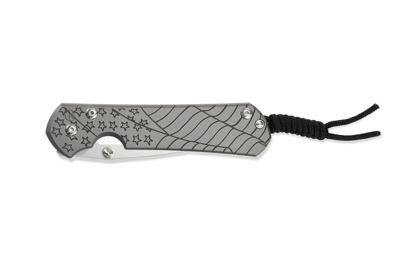 Load image into Gallery viewer, Chris Reeve Large Sebenza 31 &quot;Forever Flag&quot;, Glass Blasted, Magnacut Drop Point (L31-1690)
