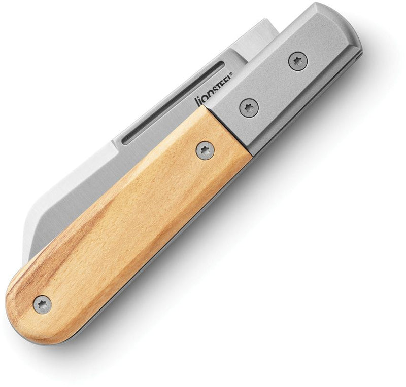 Load image into Gallery viewer, lionSTEEL® Barlow Dom, Olive Wood, M390 (CK0115UL)
