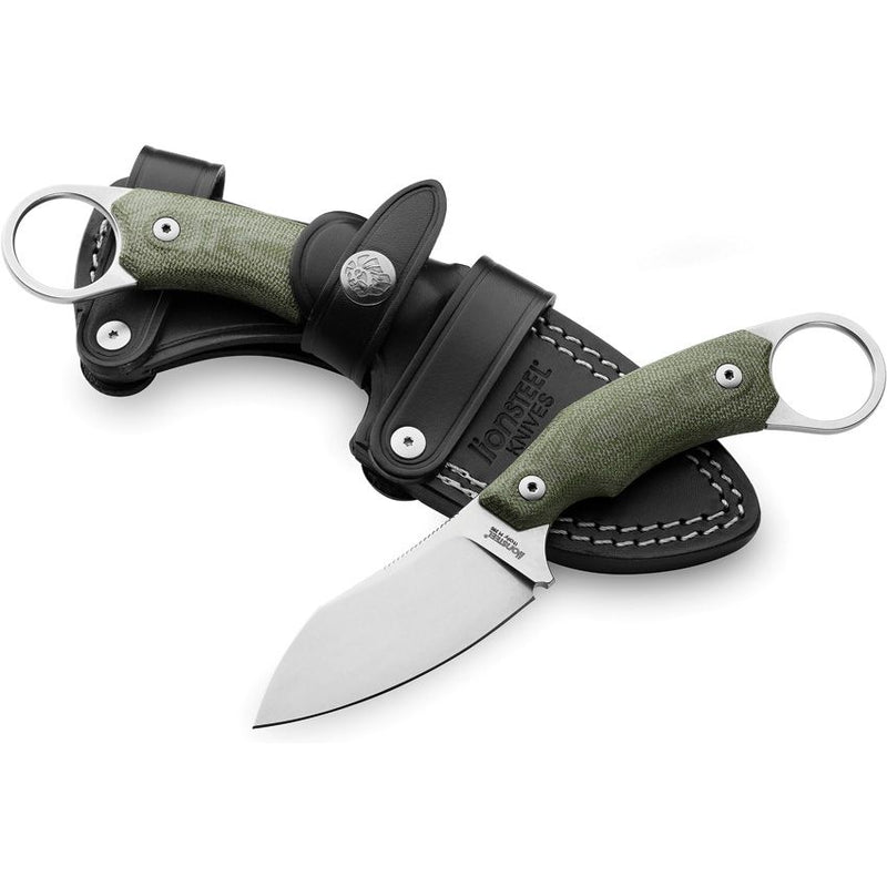 Load image into Gallery viewer, lionSTEEL® H1 Green Canvas, M390 (H1CVG)

