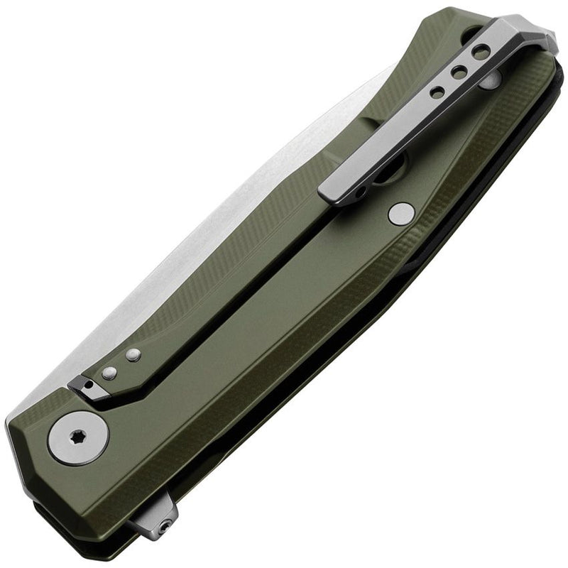 Load image into Gallery viewer, lionSTEEL® Myto Aluminum, M390 Stonewashed, Green (MT01AGS)
