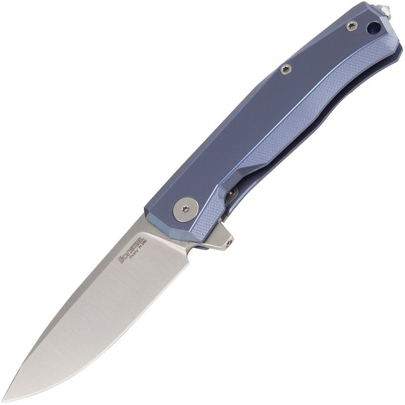 Load image into Gallery viewer, lionSTEEL® Myto Titanium, M390 Stonewashed, Blue (MT01BL)
