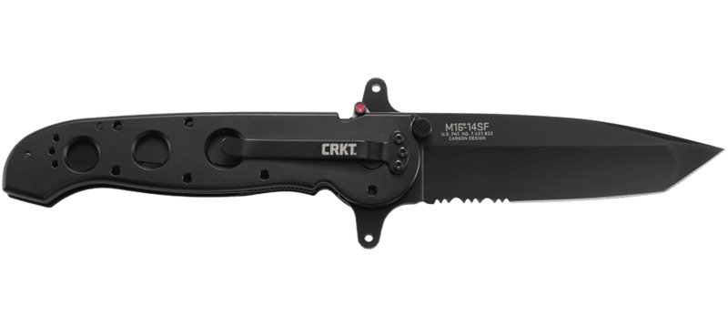 Cargue la imagen en el visor de la galería, CRKT® M16®-14SF Flipper Large Serrated Tanto Black (M16-14SF)
