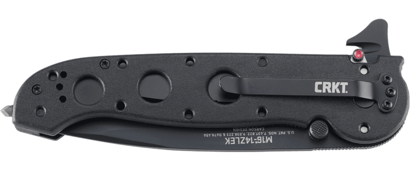 Cargue la imagen en el visor de la galería, CRKT® M16®-14ZLEK Flipper Large Serrated Tanto Titanium Nitride (M16-14ZLEK)
