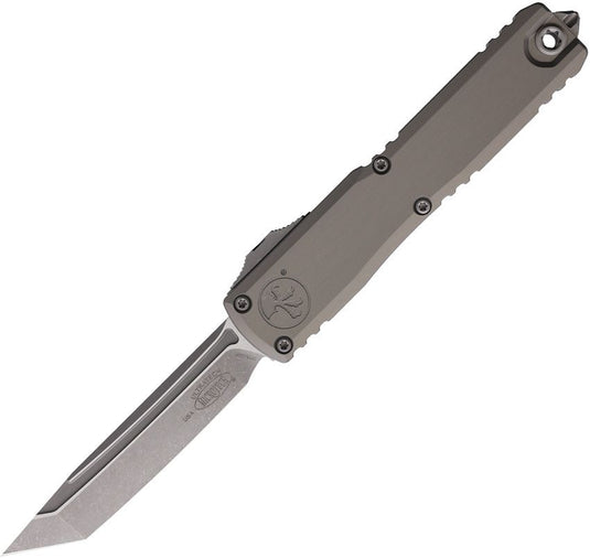 Microtech® Ultratech® Gen III ZBP™ T/E Apocalyptic®  Standard Natural Clear, Tanto (1123-10APNC)