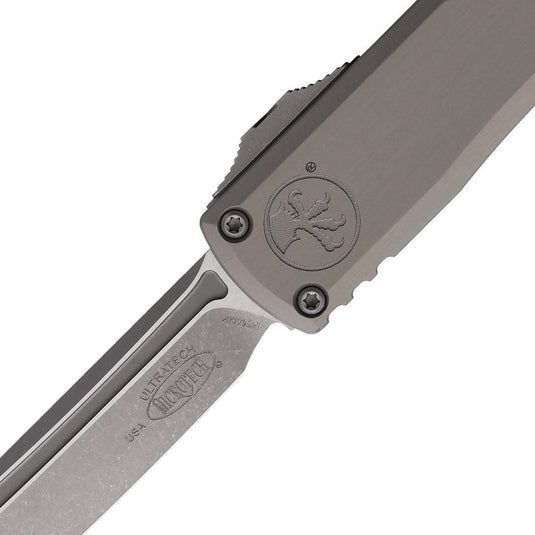 Microtech® Ultratech® Gen III ZBP™ T/E Apocalyptic®  Standard Natural Clear, Tanto (1123-10APNC)