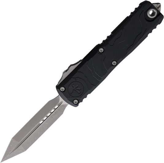 Microtech® UTX-85® Spartan Gen IV OTF Topographic Deep Engraved Apocalyptic® Standard (12304TP-10AP)
