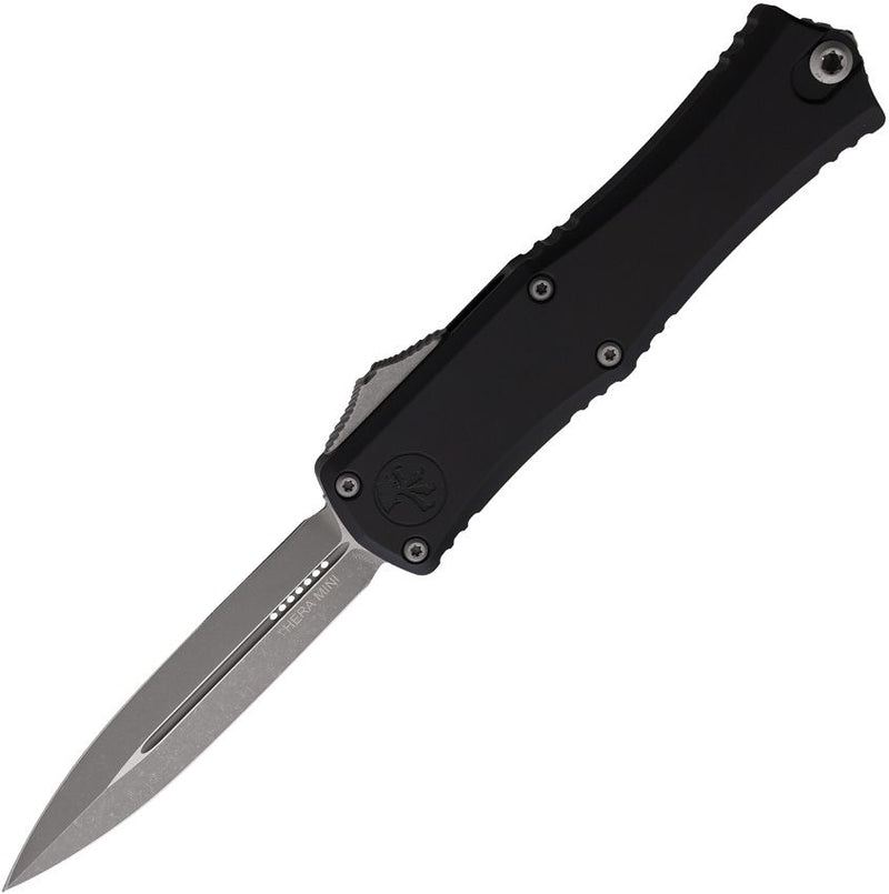 Cargue la imagen en el visor de la galería, Microtech® Hera® II Mini D/E OTF Black Apocalyptic® Standard (1702M-10AP)
