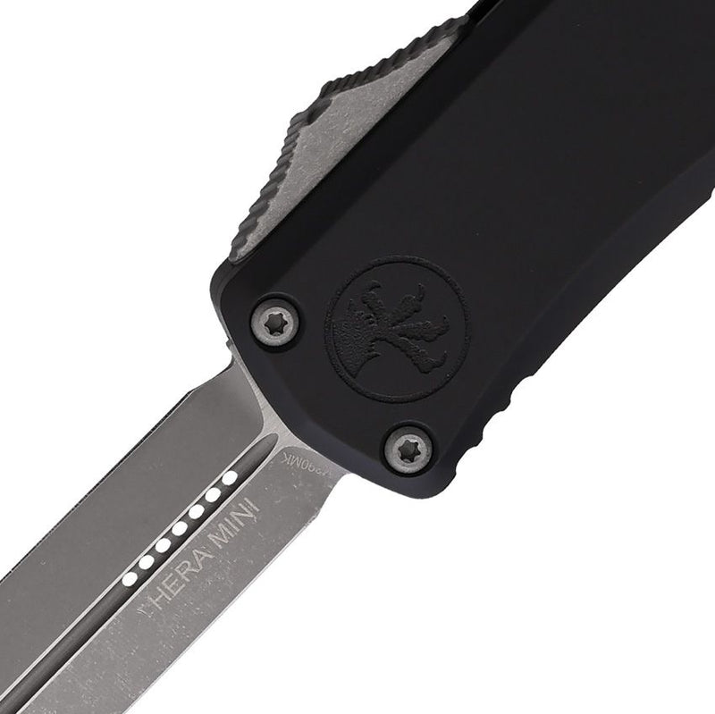 Cargue la imagen en el visor de la galería, Microtech® Hera® II Mini D/E OTF Black Apocalyptic® Standard (1702M-10AP)

