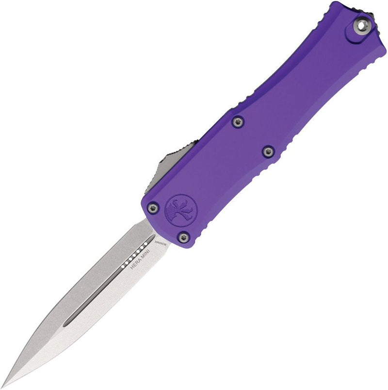 Cargue la imagen en el visor de la galería, Microtech® Hera® II Mini D/E OTF Purple Stonewash Standard (1702M-10PU)
