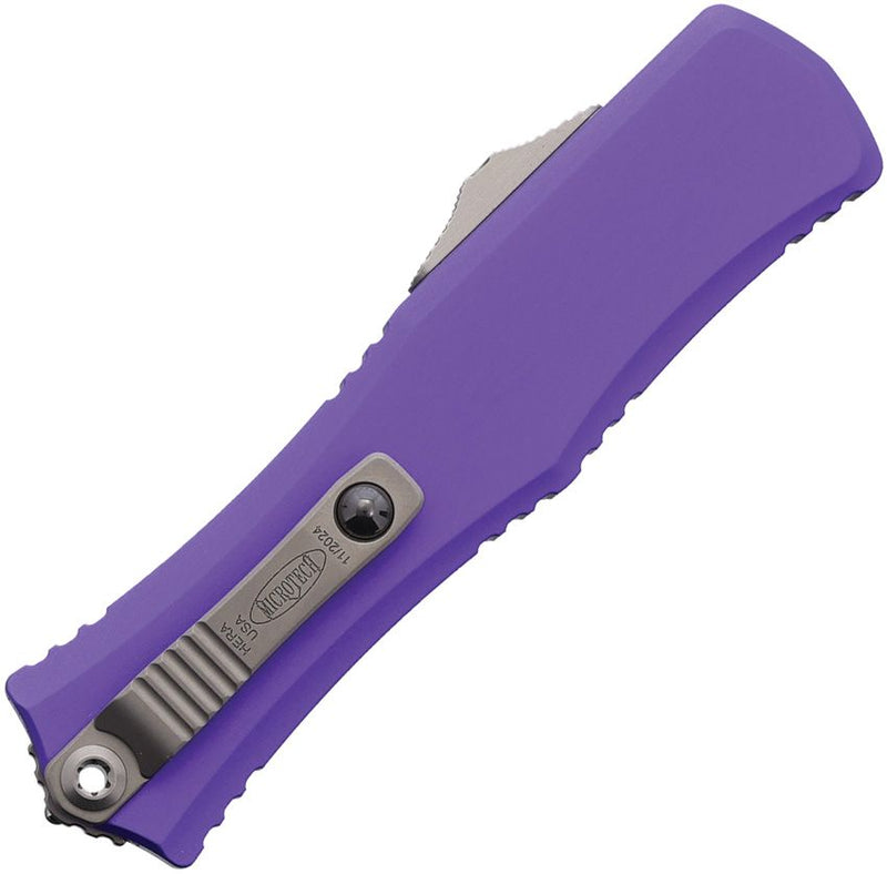 Cargue la imagen en el visor de la galería, Microtech® Hera® II Mini D/E OTF Purple Stonewash Standard (1702M-10PU)
