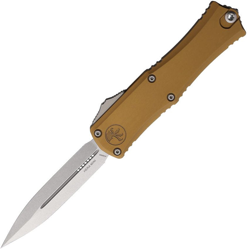 Cargue la imagen en el visor de la galería, Microtech® Hera® II Mini D/E OTF Tan Stonewash Standard (1702M-10TA)
