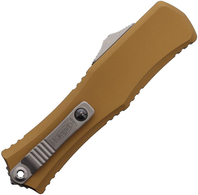 Cargue la imagen en el visor de la galería, Microtech® Hera® II Mini D/E OTF Tan Stonewash Standard (1702M-10TA)
