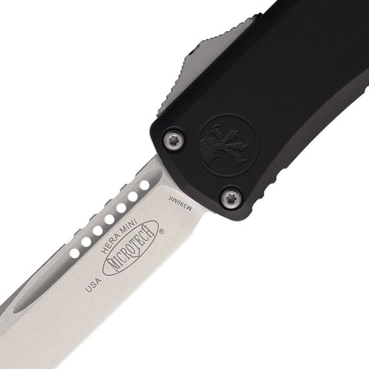 Microtech® Hera® II Mini S/E OTF Black Stonewash Standard (1703M-10)