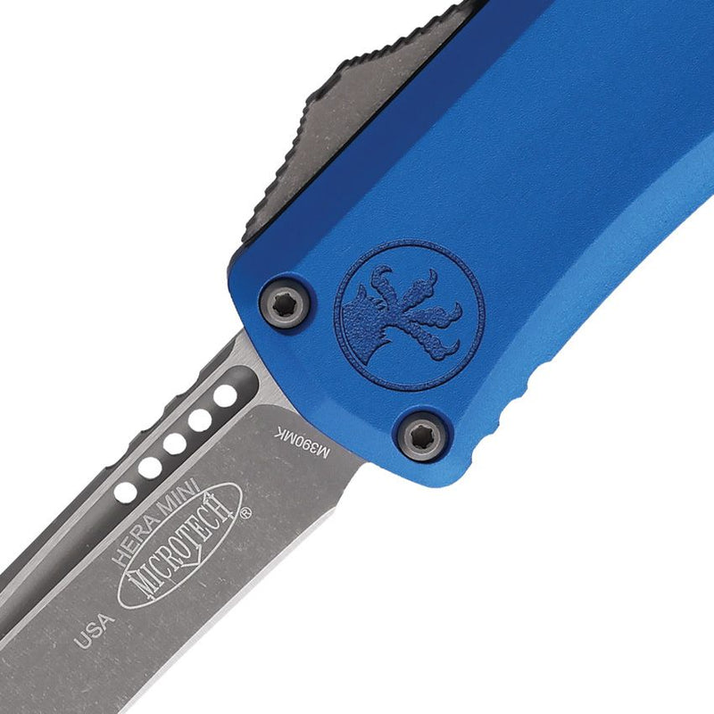 Cargue la imagen en el visor de la galería, Microtech® Hera® II Mini Recurve OTF Blue Apocalyptic® Standard (1705M-10APBL)

