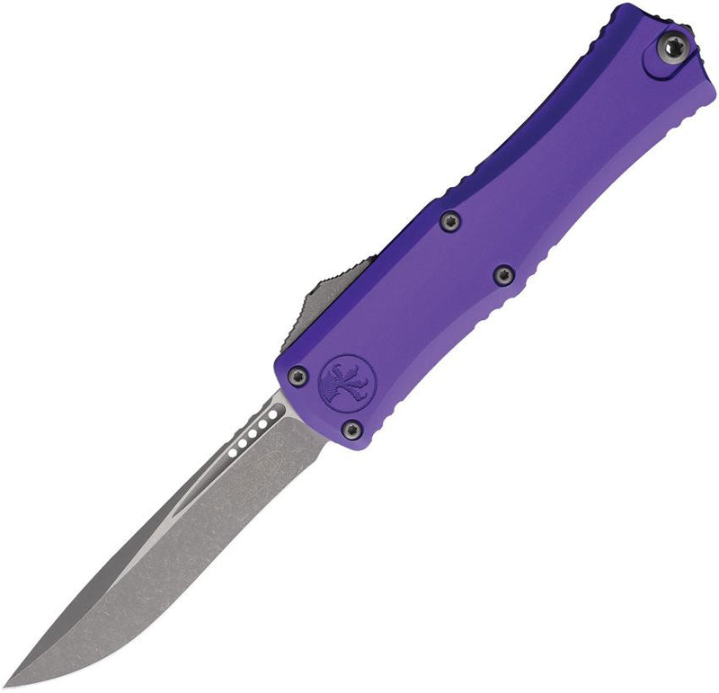 Cargue la imagen en el visor de la galería, Microtech® Hera® II Mini Recurve OTF Purple Apocalyptic® Standard (1705M-10APPU) - COMING SOON!
