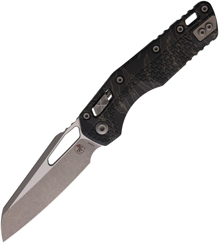 Cargue la imagen en el visor de la galería, Microtech® MSI® S/E Tri-Grip Polymer Tiger Stripe Camo Apocalyptic® Standard (210T-10APPMTSC)
