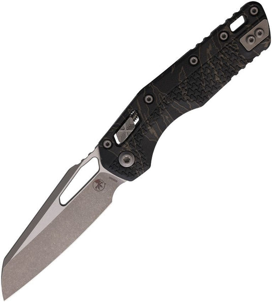 Microtech® MSI® S/E Tri-Grip Polymer Tiger Stripe Camo Apocalyptic® Standard (210T-10APPMTSC)