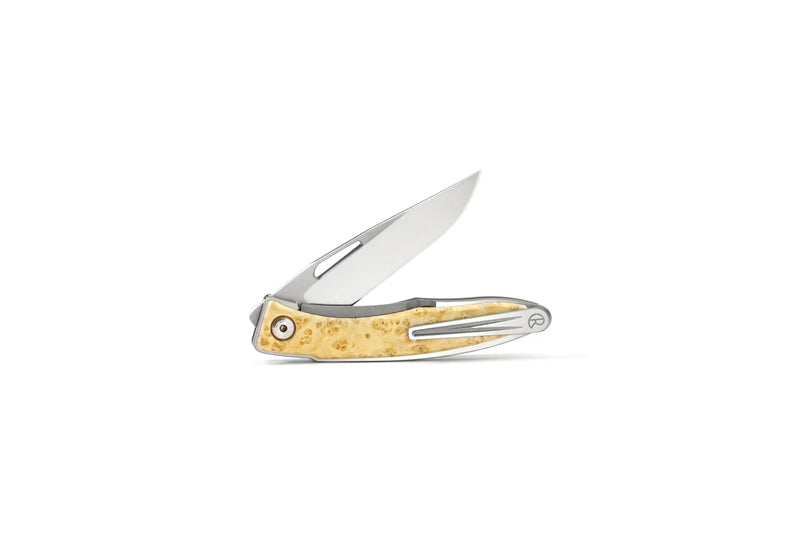 Cargue la imagen en el visor de la galería, Chris Reeve Mnandi Box Elder Burl, Magnacut Drop Point (MNA-1008)

