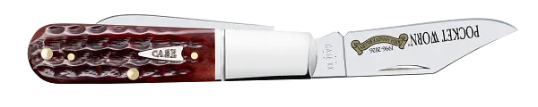 Cargue la imagen en el visor de la galería, Case Pocket Worn® Corn Cob Jig Mahogany Bone Barlow, Fluted (55233)
