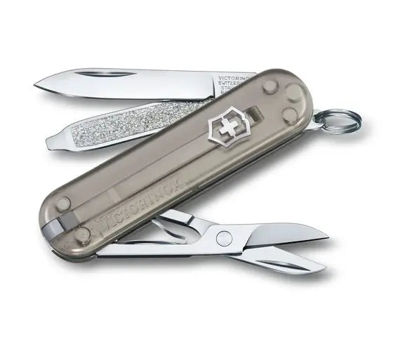 Cargue la imagen en el visor de la galería, Swiss Army Classic SD Knife Transparent Mystical Morning (0.6223.T31G)
