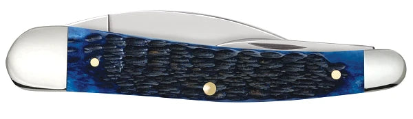 Cargue la imagen en el visor de la galería, Case Rogers Jig Navy Blue Bone Seahorse Whittler (06889)
