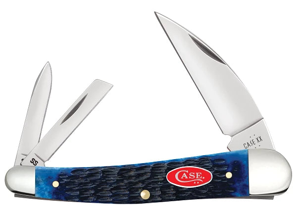 Cargue la imagen en el visor de la galería, Case Rogers Jig Navy Blue Bone Seahorse Whittler (06889)
