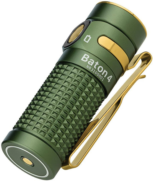 OLIGHT Baton 4 Kit Mini LED Linterna recargable con estuche de carga OLIGHT Baton 4 Kit Mini LED Linterna recargable con estuche de carga