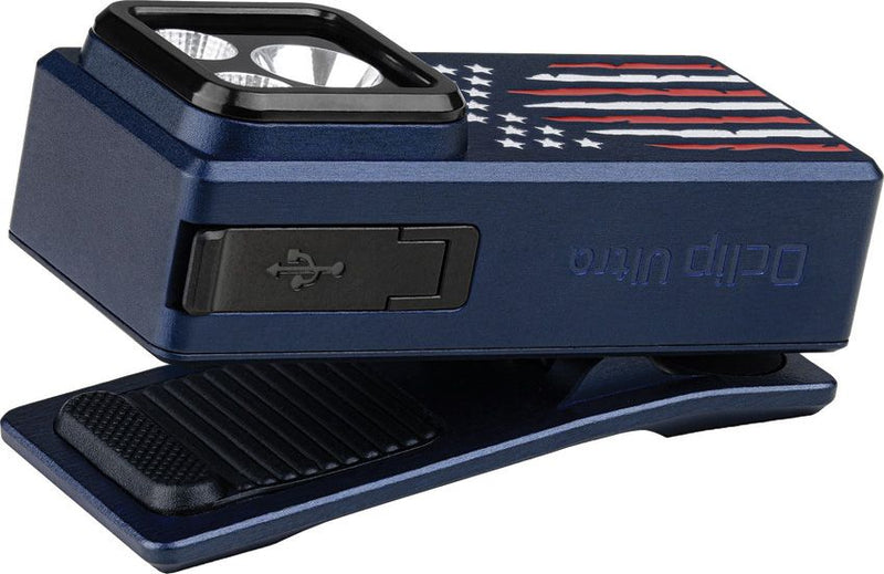 Load image into Gallery viewer, Olight Oclip Ultra Clip-On Flashlight, Stars &amp; Stripes - COMING SOON!
