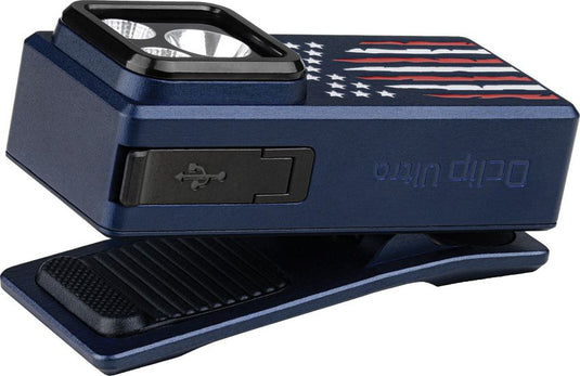 Olight Oclip Ultra Clip-On Flashlight, Stars & Stripes - COMING SOON!