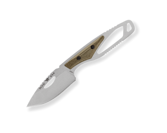 Buck® 630 PakLite 2.0 Hide Pro Knife, OD Green Micarta (0630GRS)