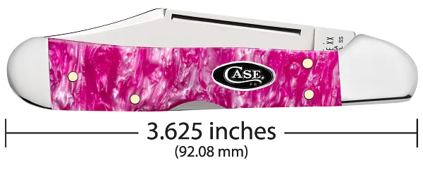 Cargue la imagen en el visor de la galería, Case Pink Crackle Kirinite® Mini CopperLock® (16162)
